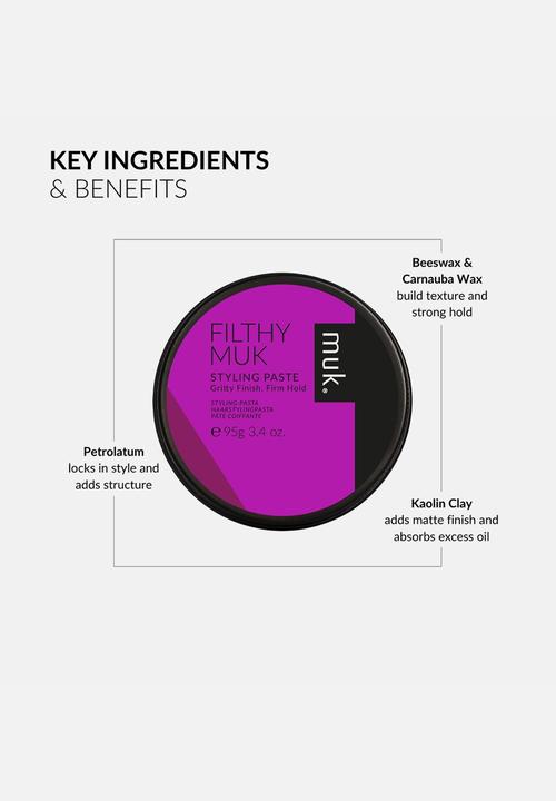 MUK Haircare - Filthy Styling Paste - 95g