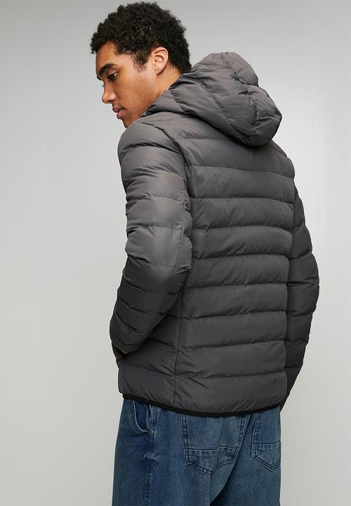 Brave Soul - Grant" Puffer Jacket - Grey