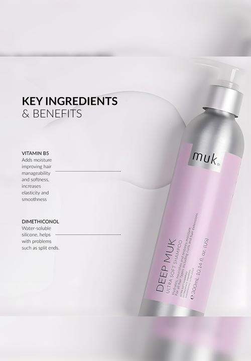 MUK Haircare - Deep Ultra Soft Shampoo - 300ml