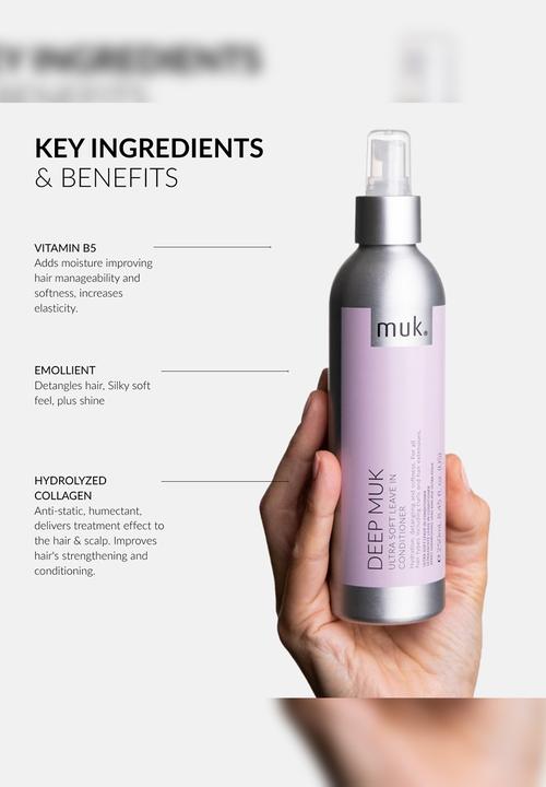 MUK Haircare - Deep Leave In Conditioner - 250ml