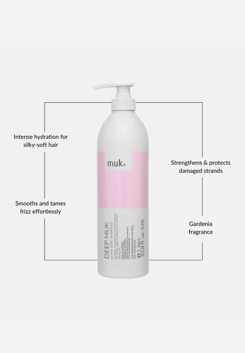 MUK Haircare - Deep muk Ultra Soft Shampoo - 1 Litre