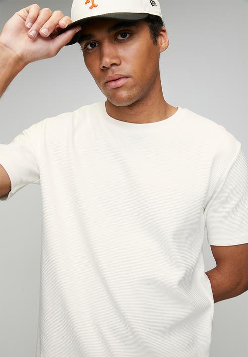 Brave Soul - Crew Neck Tshirt  - Off White