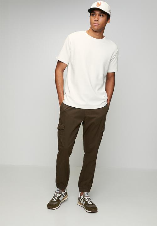 Brave Soul - Crew Neck Tshirt  - Off White