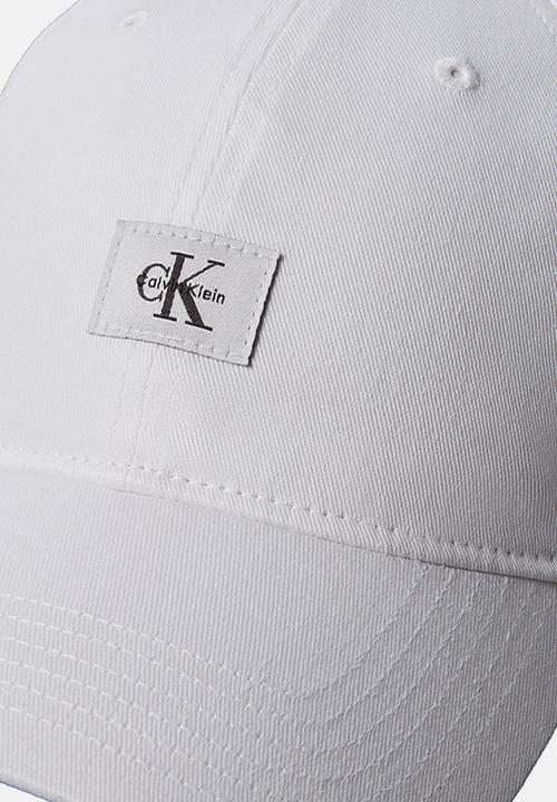 Calvin Klein - Monologo Woven Patch Bb Cap - Bright White