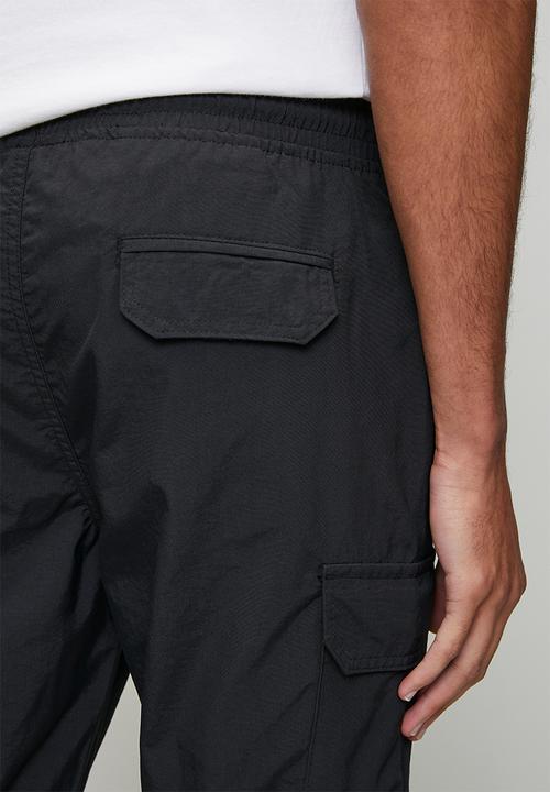 Brave Soul - Taslan Cargo Pant - Black