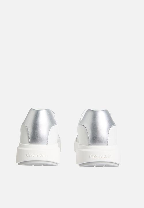 Calvin Klein - Chunky Cupsole Lace Up - Bright White/Silver