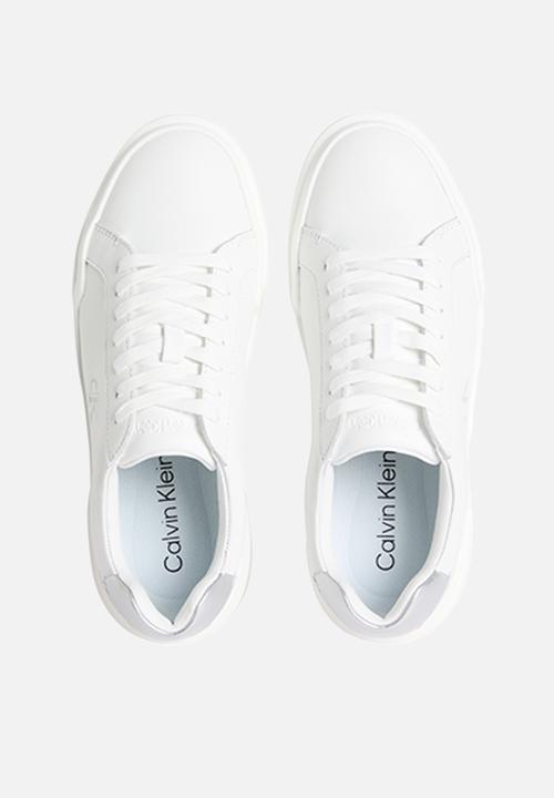 Calvin Klein - Chunky Cupsole Lace Up - Bright White/Silver