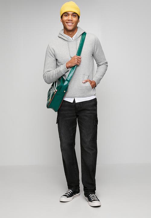 Brave Soul - Hoody Overhead - Grey Marl