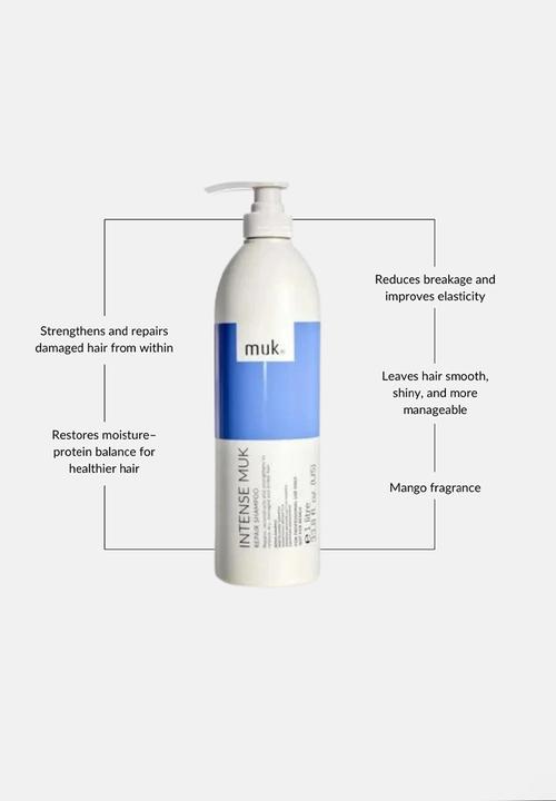 MUK Haircare - Intense Repair Shampoo - 1l