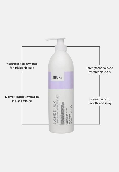 MUK Haircare - Blonde muk 1 Minute  Treatment - 1 Litre