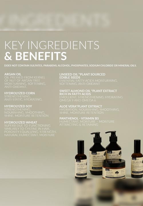 MUK Haircare - Spa Argan Oil Repair Mask - 250ml