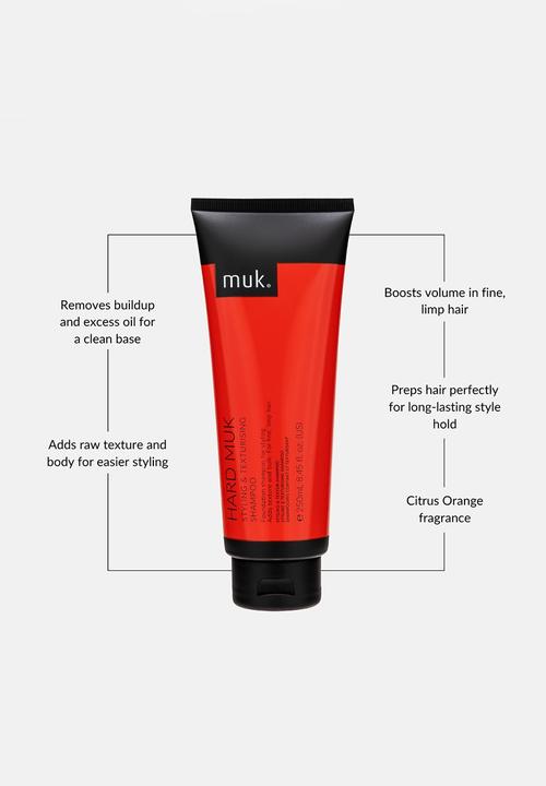 MUK Haircare - Hard Styling & Texturising Shampoo - 250ml