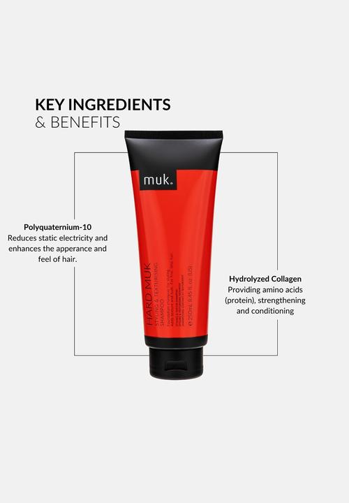 MUK Haircare - Hard Styling & Texturising Shampoo - 250ml