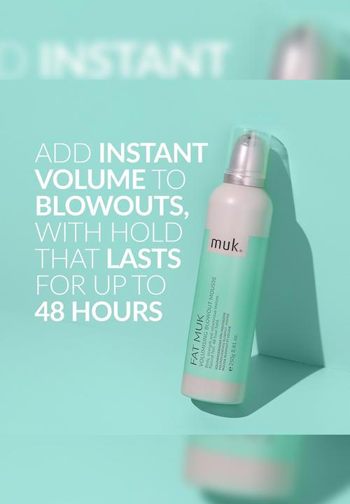 MUK Haircare - Fat Volumising Blowout Mousse - 250ml