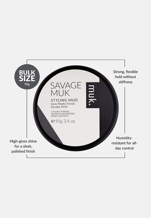 MUK Haircare - Savage Styling Mud - 95g