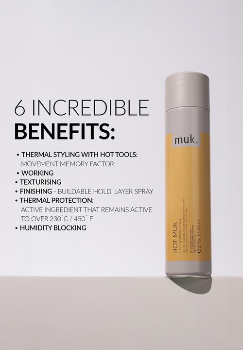 MUK Haircare - 6 in 1 working spray - 295g