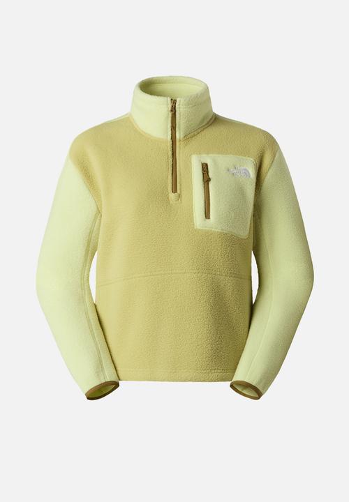 W Yumiori 1/4 Zip - Pear-Lemon Mist-Cedar