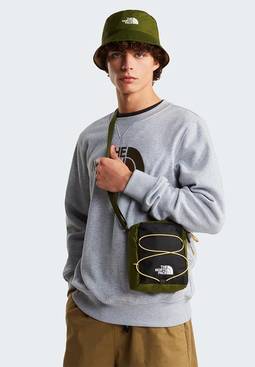 The North Face - Jester Crossbody - Woodland Green -Black-Honeyed Sand 