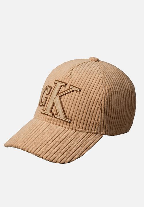Calvin Klein - Felt Monogram Patch Cap - Tigers Eye