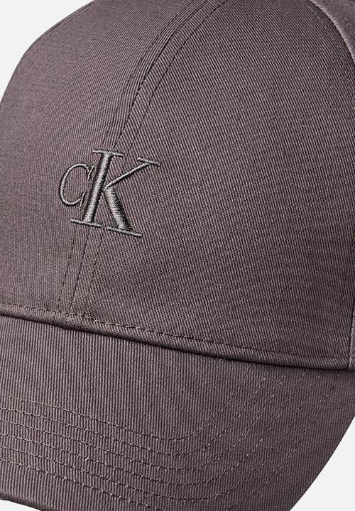Calvin Klein - Denim Emblem Burnout W Patch Cap - Charcoal Gray