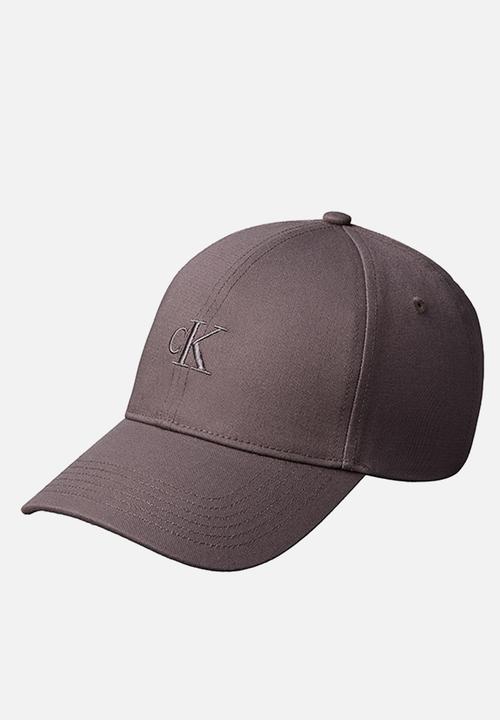 Calvin Klein - Denim Emblem Burnout W Patch Cap - Charcoal Gray