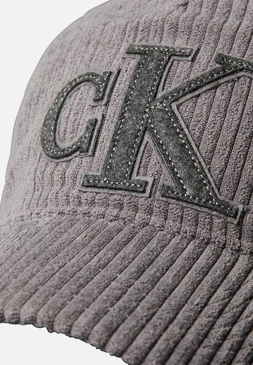 Calvin Klein - Felt Monogram Patch Cap - Charcoal Gray