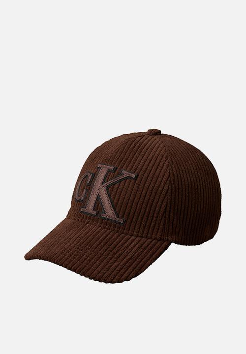 Calvin Klein - Felt Monogram Patch Cap - Chocolate Martini