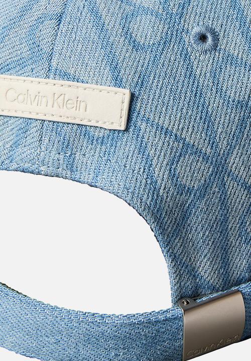 Calvin Klein - Denim Emblem Burnout W Patch Cap - Vintage Denim