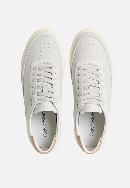 Calvin Klein - Basket Cupsole Laceup - Oyster Mushroom/Travertine