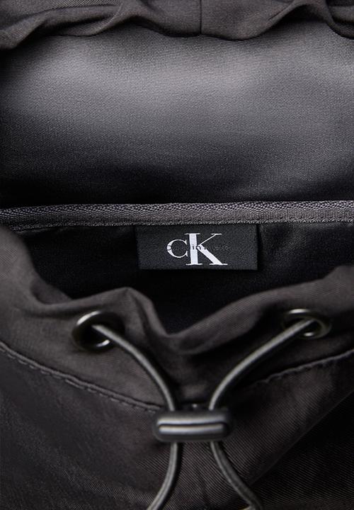 Calvin Klein - Bold Mini Flap Backpack - Black