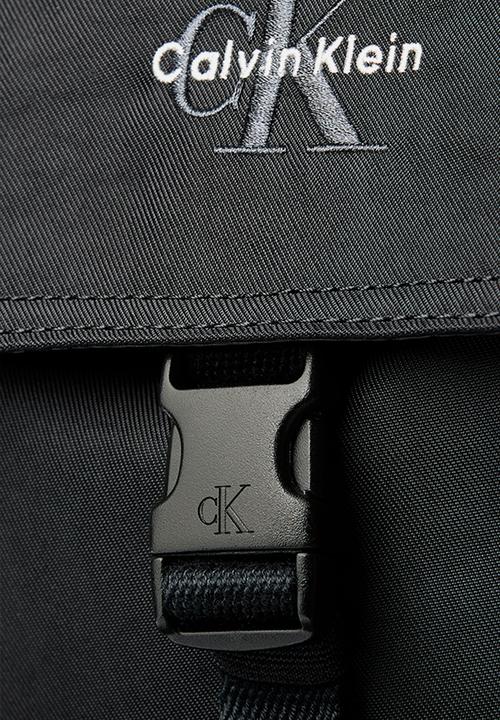 Calvin Klein - Bold Mini Flap Backpack - Black