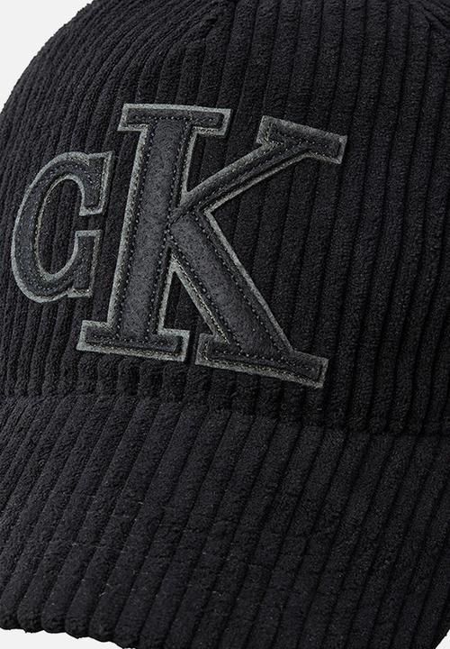 Calvin Klein - Felt Monogram Patch Cap - Black