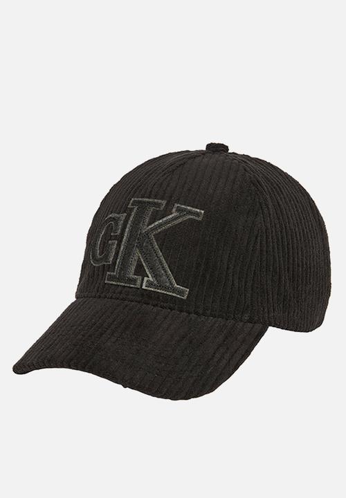 Calvin Klein - Felt Monogram Patch Cap - Black
