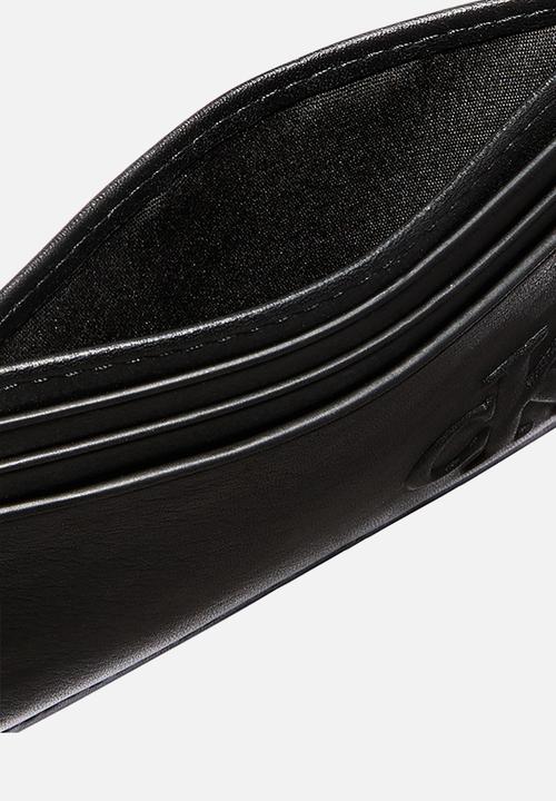 Calvin Klein - Bold Ck Ew Card Case - Black