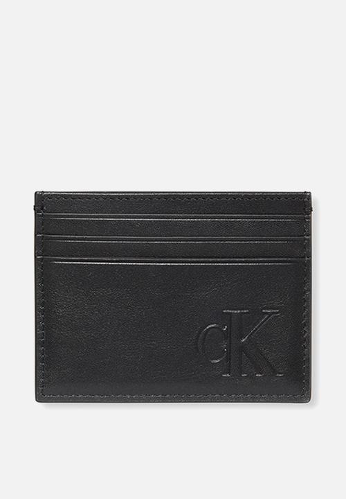 Calvin Klein - Bold Ck Ew Card Case - Black