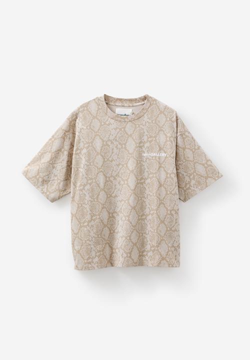 Factorie - Open Gallery Box Fit Tshirt - Og Snakeskin/Open Mind