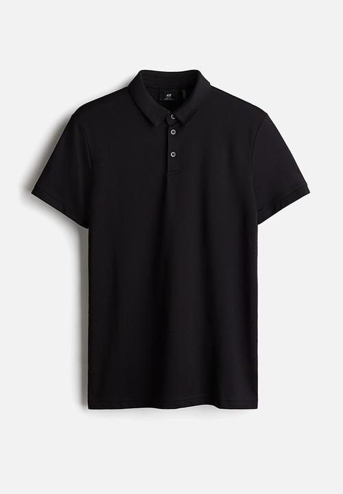 Coolmax? slim fit polo shirt - black - 1262217001