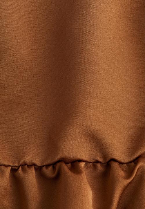 H&M - Bubble-hem strappy top - brown