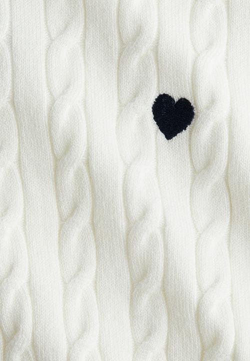 H&M - Cable-knit jumper - white