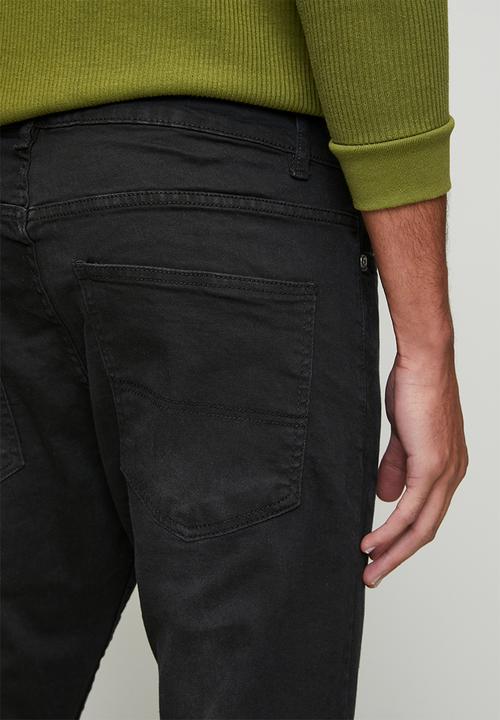 Brave Soul - Denim Skinny Fit Jean - Charcoal Reg Length