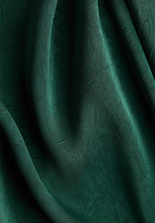 H&M - Draped dress - dark green