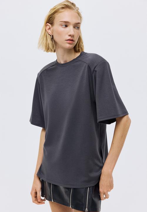 H&M - Modal-blend top - dark grey