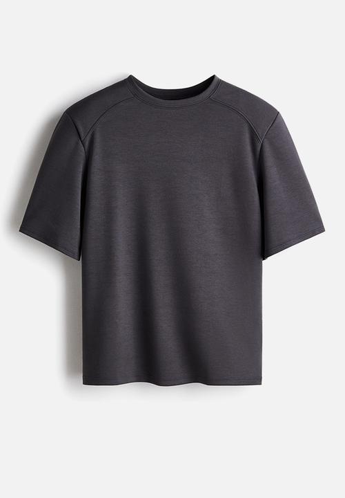 H&M - Modal-blend top - dark grey