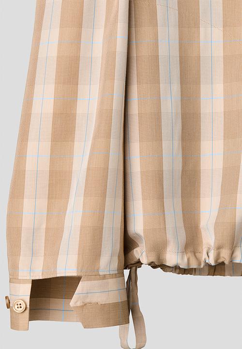 H&M - Overshirt - beige/checked