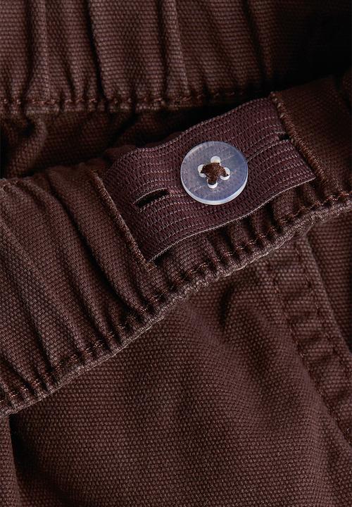 H&M - Canvas carpenter trousers - dark brown