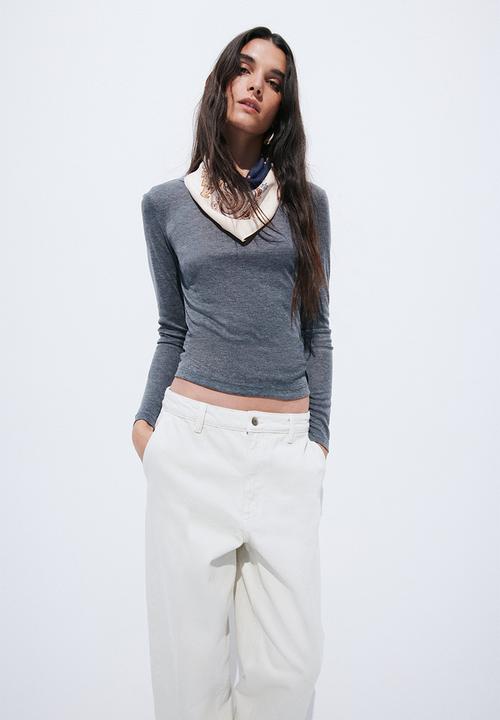 H&M - Jersey top - grey