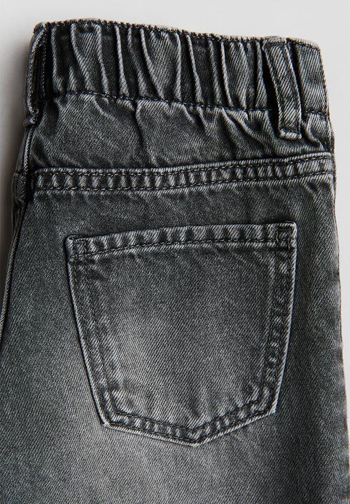 H&M - Wide leg jeans - dark denim grey