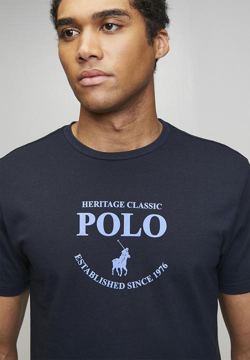 POLO - Connor Heritage Logo Printed Ss Tee - Navy