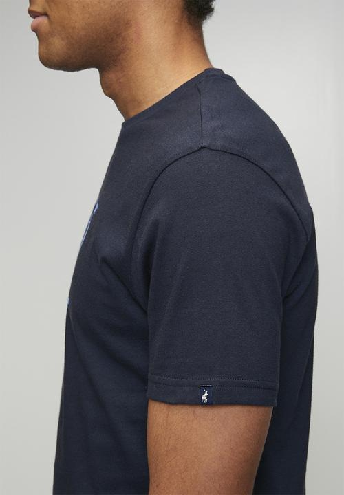 POLO - Connor Heritage Logo Printed Ss Tee - Navy
