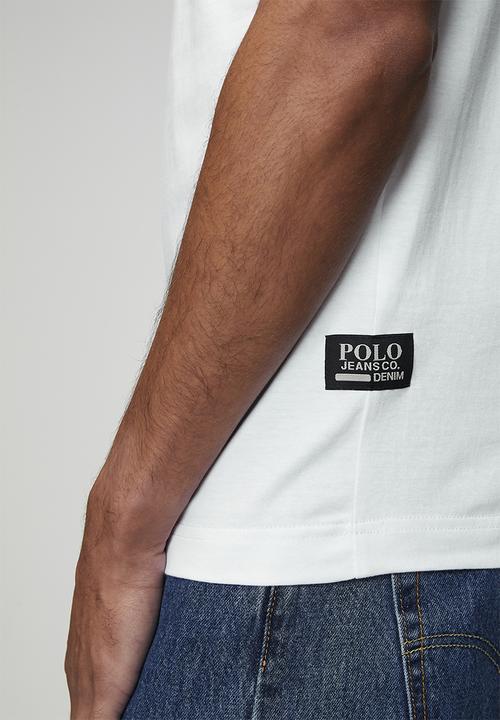 POLO - Alex Pjc Ss Spiral Logo Tee - White
